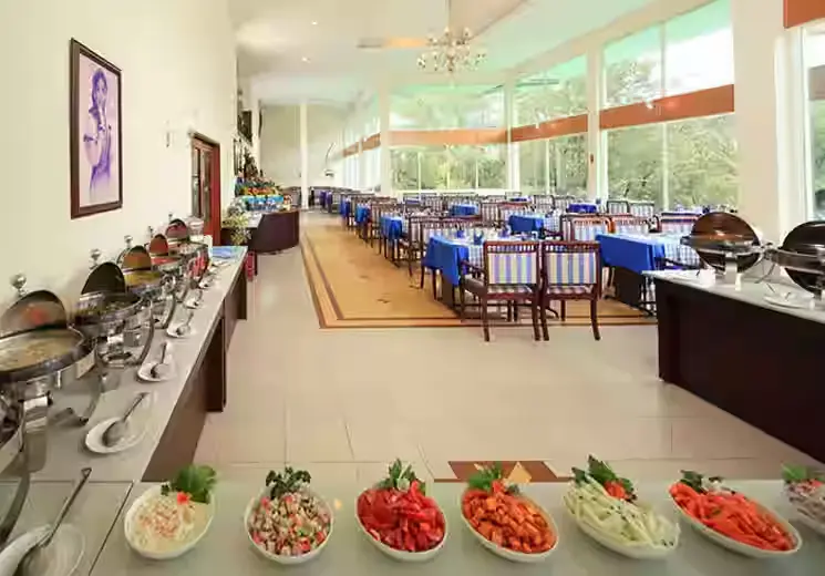 Restaurant interior at Top Station Multi Cuisine Restaurant